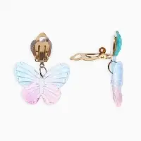 Набор детский &laquo;Выбражулька&raquo; 4 предмета: бусы, браслет d=6 см, клипсы, кольцо, бабочка