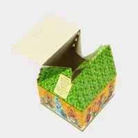 Подарочная коробка новогодняя с заданиями по мотивам известных сказок &laquo;Домик малый&raquo; 120&times;12 см