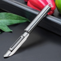 Овощечистка Доляна &laquo;Металлик&raquo;, 21 см