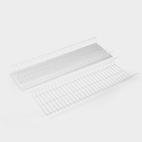 Сушилка для посуды с поддоном для шкафа 80 см, 76.5&times;25.6 см, белая