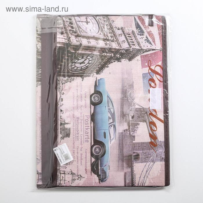 Короб стеллажный для хранения с крышкой &laquo;Страны&raquo;, 38&times;25&times;25 см, дизайн МИКС