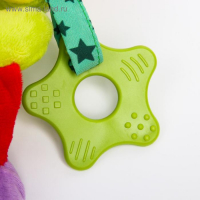 Растяжка - спираль с игрушками дуга на коляску / кроватку для малышей 0+ &laquo;Слоник яркий&raquo;, Крошка Я