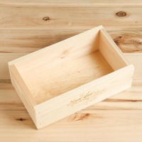 Ящик деревянный "Spa day at home", 24.5&times;14&times;8 см, микс