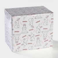 Конфетница Доляна &laquo;Зайка&raquo;, 650 мл, 21,5&times;15,5&times;16,5 см