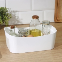 Корзинка для хранения без крышки, 4,5 л, 29&times;19&times;10,5 см, цвет белый