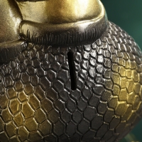 Копилка "Змеи с сердцем" черная-золото, 24см