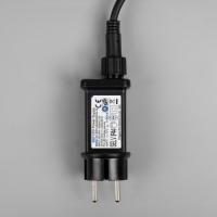 Гирлянда &laquo;Клип-лайт&raquo; 3 нити по 20 м, IP44, УМС, тёмная нить, 399 LED, свечение синее, 8 режимов, 24 В