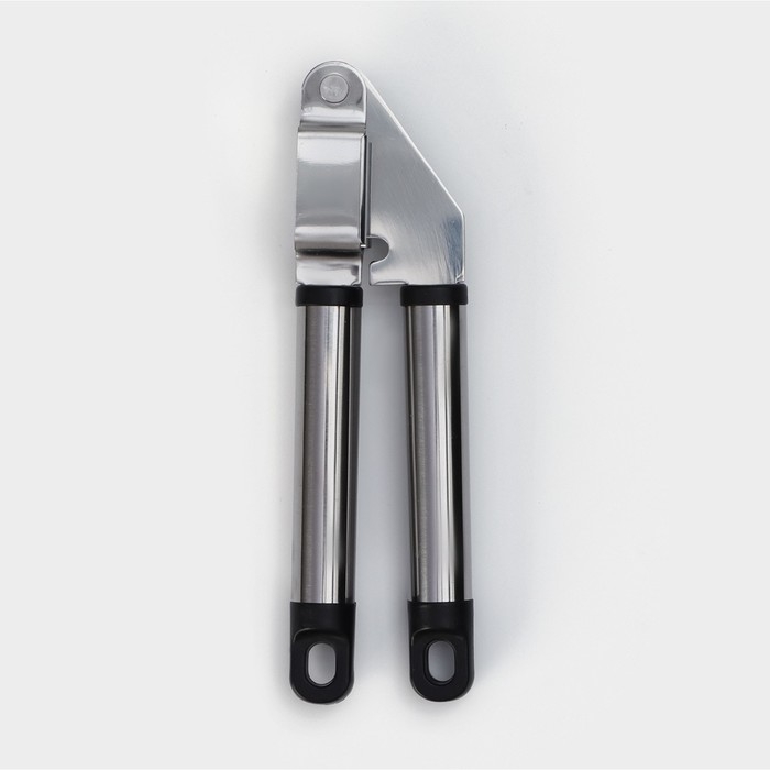 Пресс для чеснока Доляна &laquo;Помощник&raquo;, 18 см, цвет серебристый