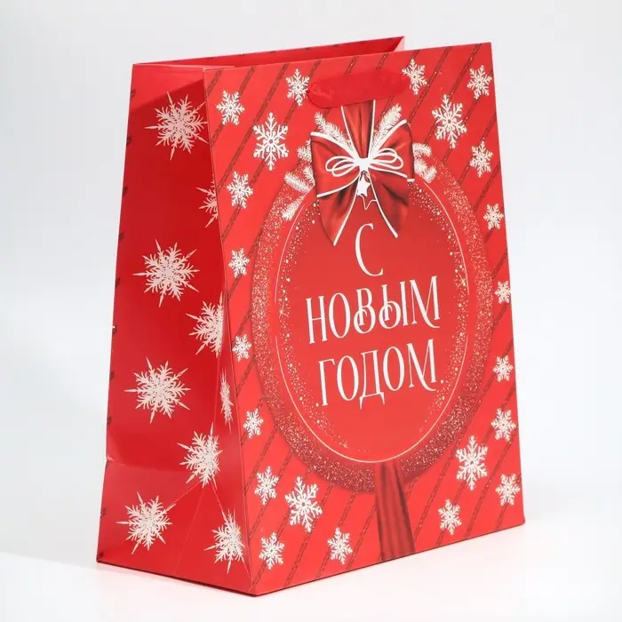 Пакет подарочный новогодний ламинированный &laquo;Красочный Новый год&raquo;, ML 23 х 27 х 11.5 см
