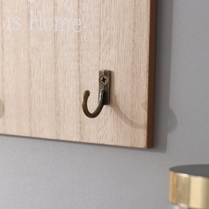 Крючки декоративные дерево "Домики" 3х16х27 см