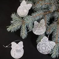 Набор подвесок &laquo;Зимние узоры&raquo;
