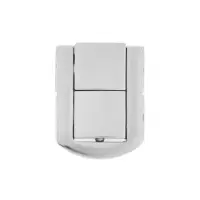 Замок-защелка на ящик ZM01, 3.2&times;2.5 см, цвет хром