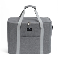 Термосумка для еды и продуктов 37 л, сумка холодильник, 43 х 26.5 х 33 см, толщина 5 мм