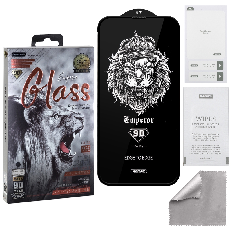 Защитное стекло iPh 13 Pro Max/14 Plus 9D Emperor Series GL-32 REMAX