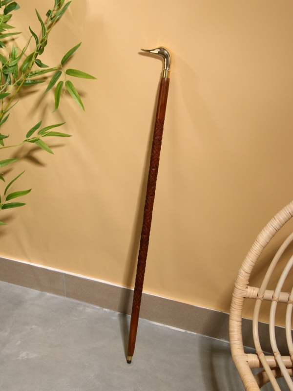 Трость &laquo;Селезень&raquo;, шишам, латунь, 95 см