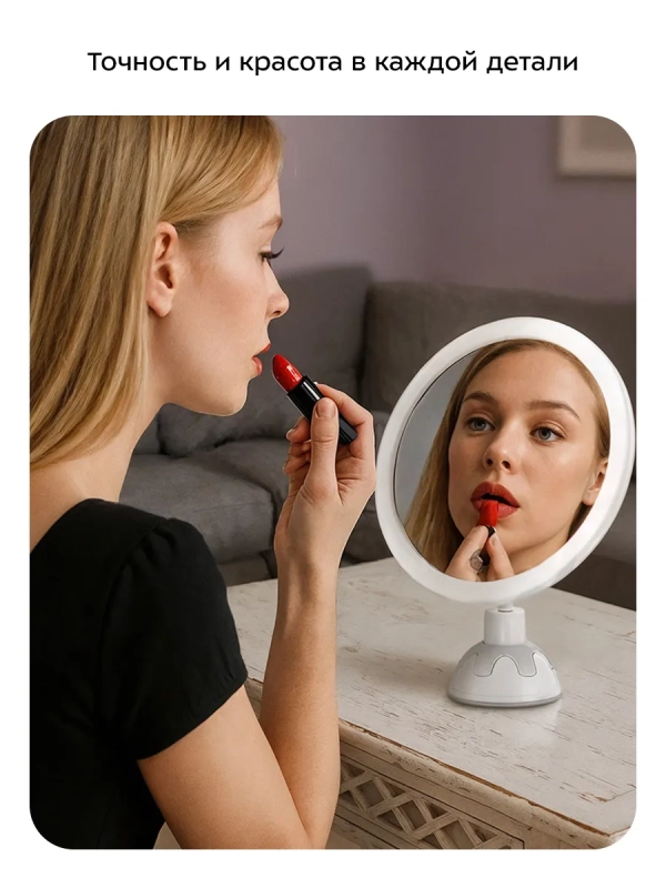 Косметическое зеркало с подсветкой КТ-4170 - 5 Вт