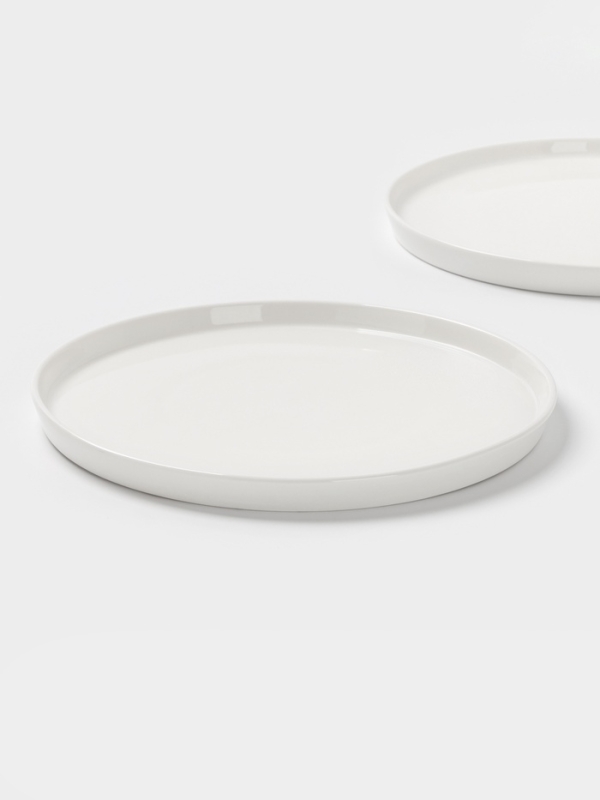 Набор тарелок 2 шт 26х2 см Magistro  "White Snow"