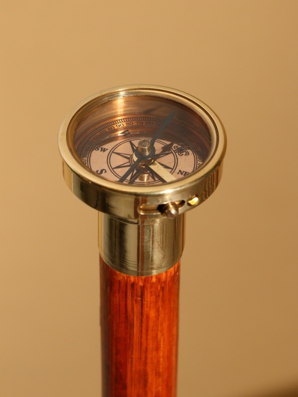 Трость 90 см. манговое дерево, латунь