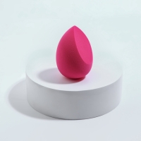 Спонжи для макияжа &laquo;Сердце&raquo;, в футляре, набор - 2 шт, цвет розовый