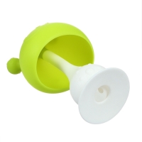 Прорезыватель силиконовый с погремушкой &laquo;Грибочек&raquo;, цвет зеленый, Крошка Я
