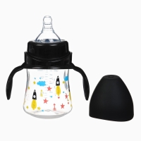 Бутылочка для кормления &Oslash;50мм ШГ, +0мес.,150мл, цвет черный