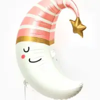 Воздушный шар фольгированный 28" &laquo;Месяц, розовый&raquo;