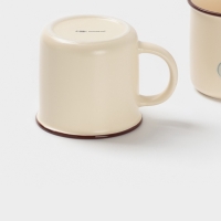 Набор кружек Доляна "Время кофе" 4 шт., цвет молочный