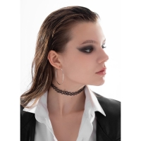 Чокер &laquo;Ассорти&raquo; романтика, (набор 4 шт.), цвет чёрно-серебряный, 30,5 см