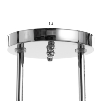 Люстра "Авиэтта" 2хЕ27 40Вт хром 58х23х26 см BayerLux