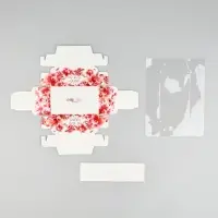 Коробка под 2 конфеты с ячейками &laquo;От всего сердца&raquo;, 10 х 6 х 3 см