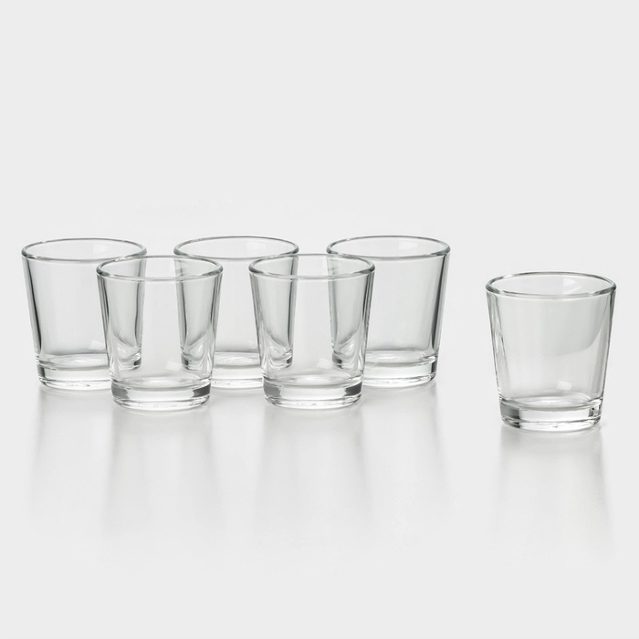 Стопки ОСЗ &laquo;Ода&raquo;, 50 мл, набор 6 шт, стекло