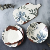 Тарелка керамическая &laquo;Фьюжен&raquo;, 21.5 см, цвет белый