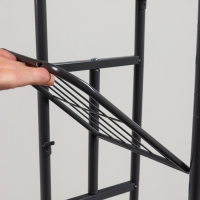 Подставка для цветов Greengo, 5 полок, 44 &times; 22 &times; 95 см, напольная, металл, тёмно-серая