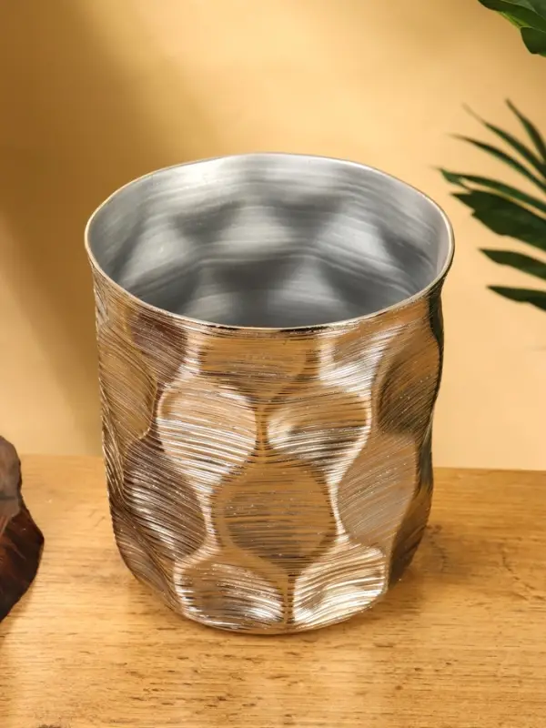 Ведро для льда, 15&times;15&times;17 см, алюминий, никелевое покрытие