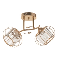 Люстра "Переливы" 2х40Вт Е27 золото