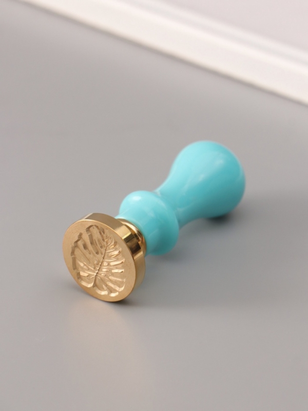 Сургучный набор "Монстера" печать, ручка, сургуч 12,5х10х3,6 см