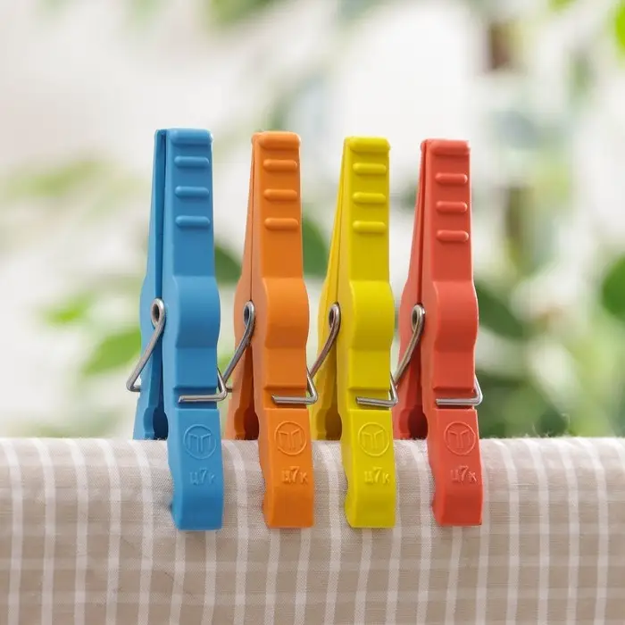 Прищепки бельевые &laquo;Кубаночка&raquo;, 8 см, 20 шт, цвет МИКС