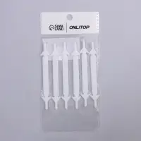 Шнурки для обуви, 6 шт., силиконовые, плоские, 13 мм, 9 см, белые