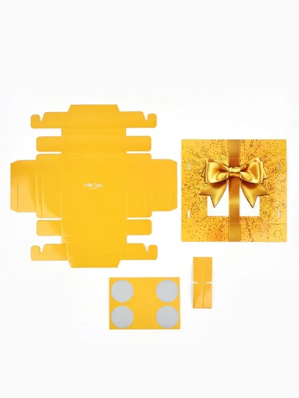 Коробка для конфет &laquo;Бант&raquo;, скретч-слой, 10.5х10.5х3.5 см