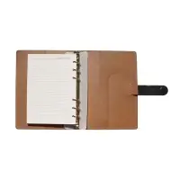 Органайзер на кольцах, C6, с хлястиком, 80л, линия, к/зам, Черный