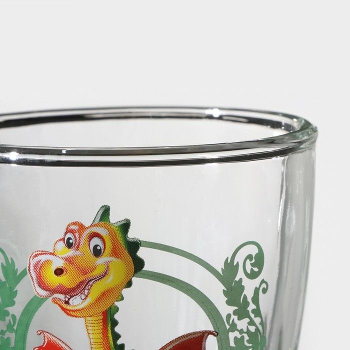 Кружка &laquo;Дракоша&raquo;, стеклянная, 350 мл
