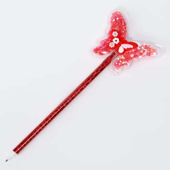 Ручка &laquo;Бабочка&raquo;, синие чернила, МИКС