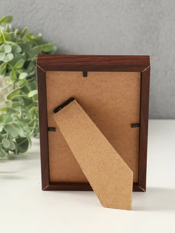 Фоторамка МДФ на 1 фото 10х15 см "Тёмный шоколад" 2,5х13х18 см