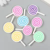 Декор для творчества PVC "Леденец на палочке" МИКС 0,6х2,6х4,4 см