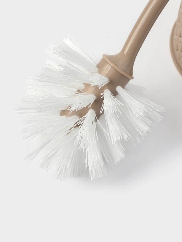 Ёршик для унитаза &laquo;Практик. Ротанг&raquo;, 14&times;14&times;40 см, с подставкой, МИКС