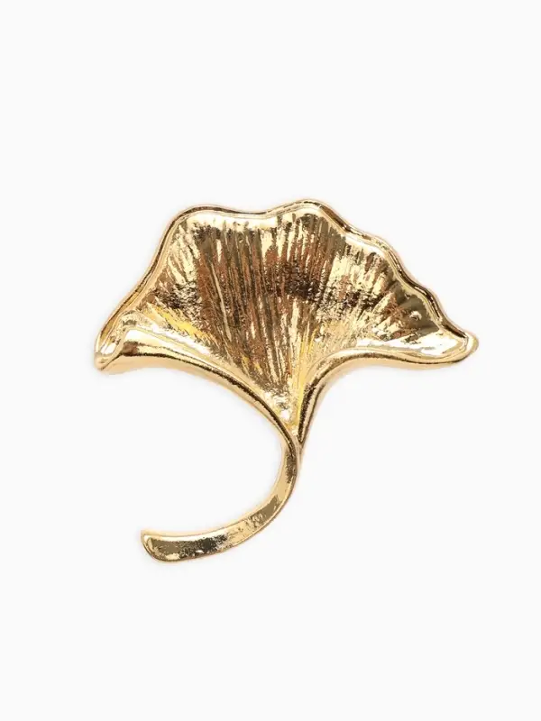 Брошь "Цветок каллы", цвет золото