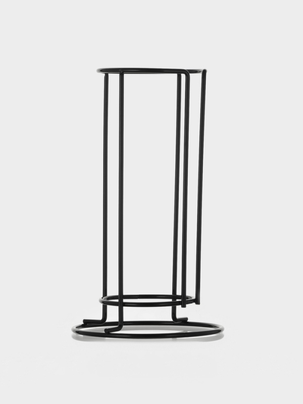 Набор стеклянных кружек на металлической подставке "Квартет", 4 шт, 250 мл