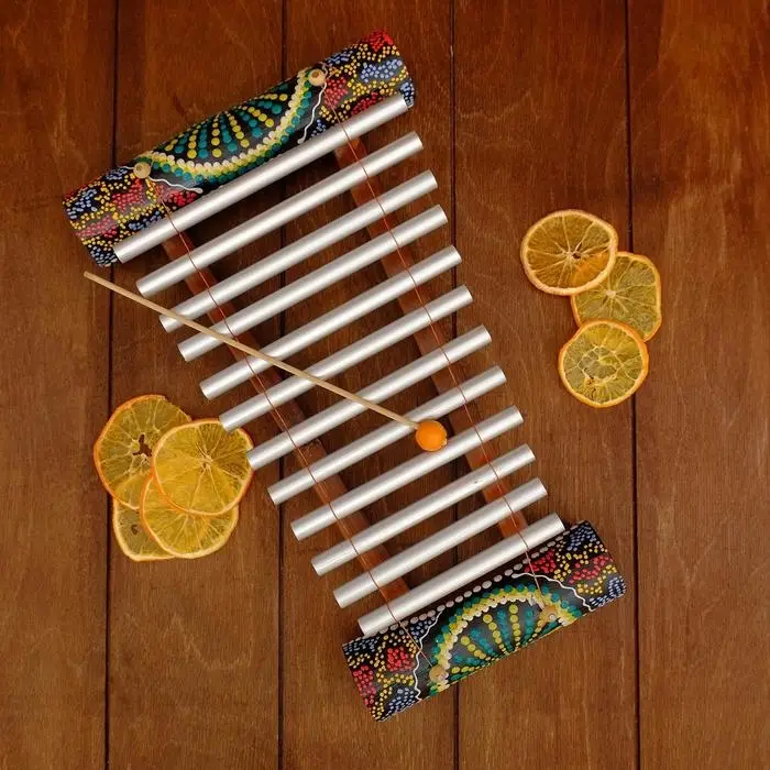 Сувенирный музыкальный инструмент "Ксилофон" МИКС 33,5х19,5х6 см