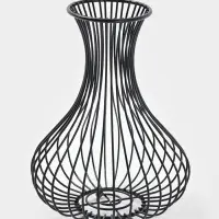 Корзина для пробок "Ваза Лофт", цвет черный