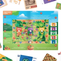 Настольная игра &laquo;Лесной базар&raquo;, 60 купюр, 38 карт, поле, кубик, 4 фишки, 5+